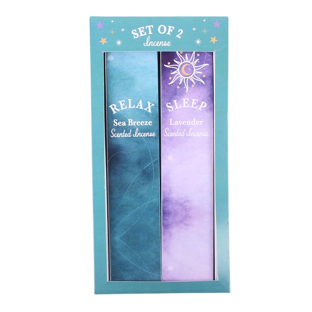 Something Different - Set of 2 Relax and Sleep Packs Incense sticks - Multicolours